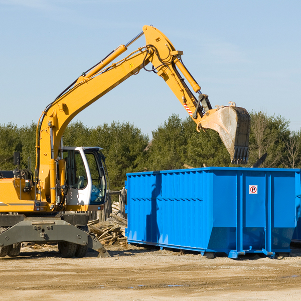 are there any restrictions on where a residential dumpster can be placed in Humble Texas